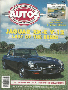 SPECIAL-INTEREST AUTOS 1995 DEC #150 - JAGUAR XK-E Spcl,'57 CHEVY FUELIE 